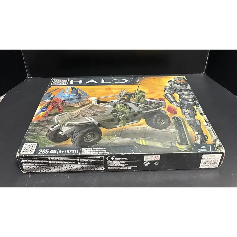 Halo Mega Bloks Warthog Resistance 97011 Sealed 285 Pcs Set 7 Xbox360